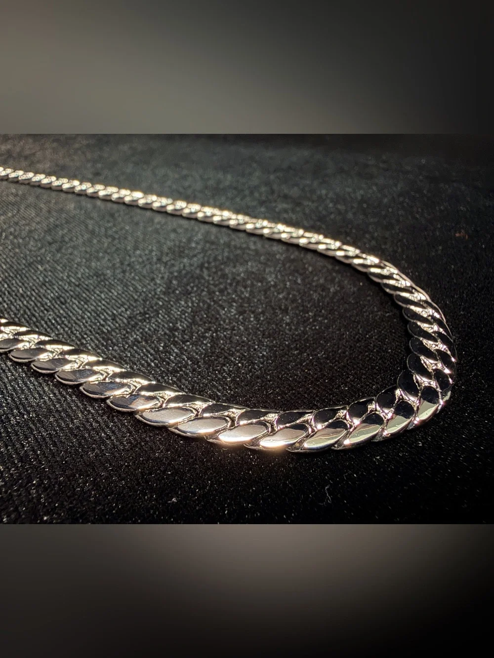 Miami Cuban 24in 8MM 14K WG filled w/Rhodium Box Lock Necklace Brand New SHINE!!